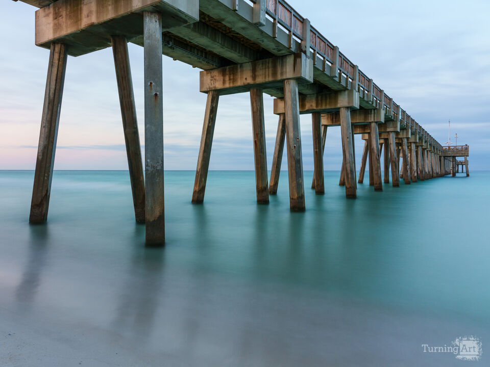 Panama Beach Silky Reflections At Dawn