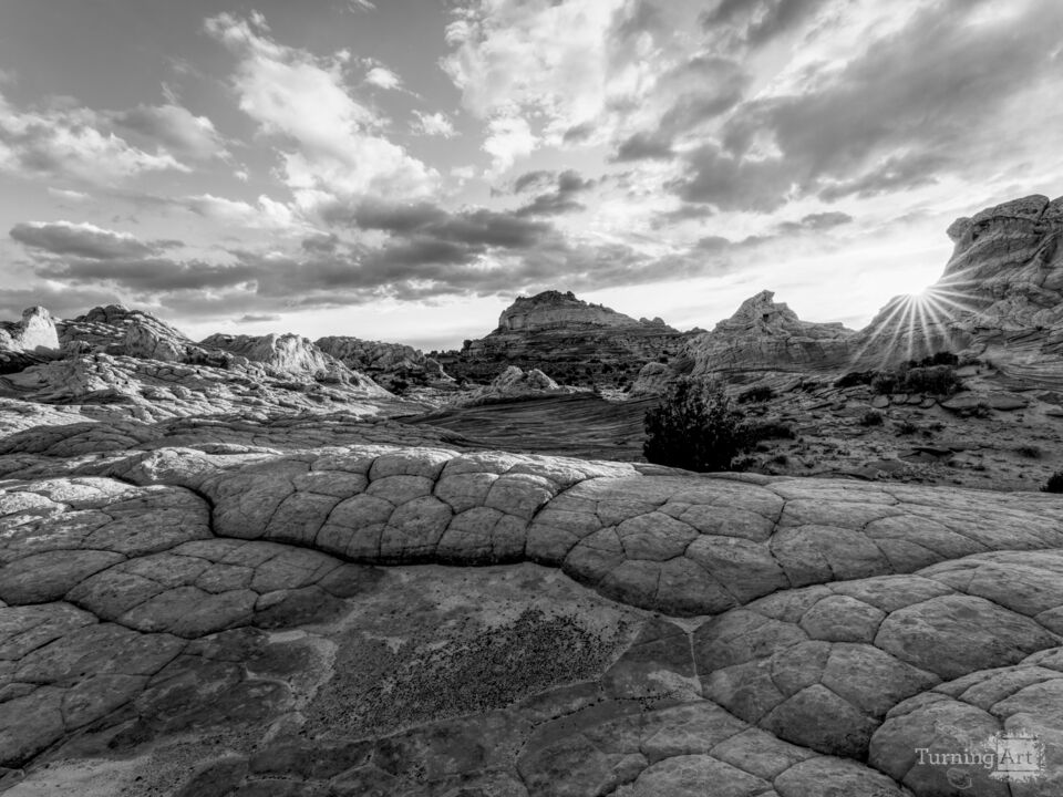White Pocket Arizona Natures Masterpiece Grayscale