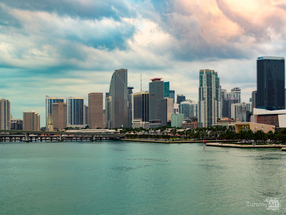Miami at sunset
