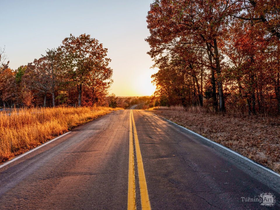 Golden Hour On Highway 76