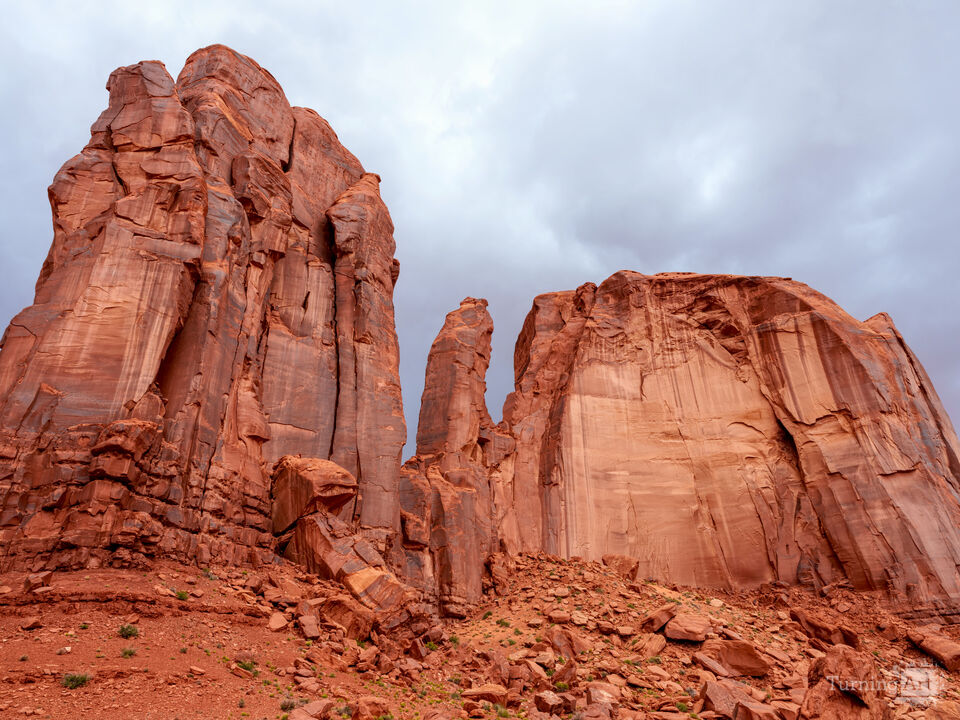 Rock Formations Of Rain God Mesa