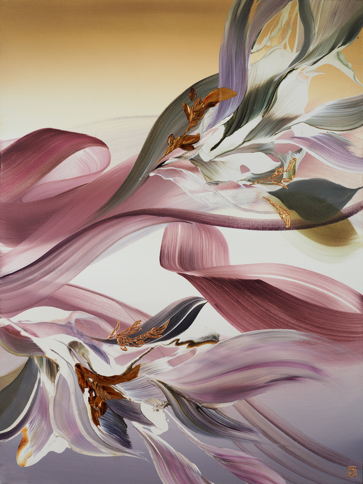 Blushing Canopy Diptych (b)