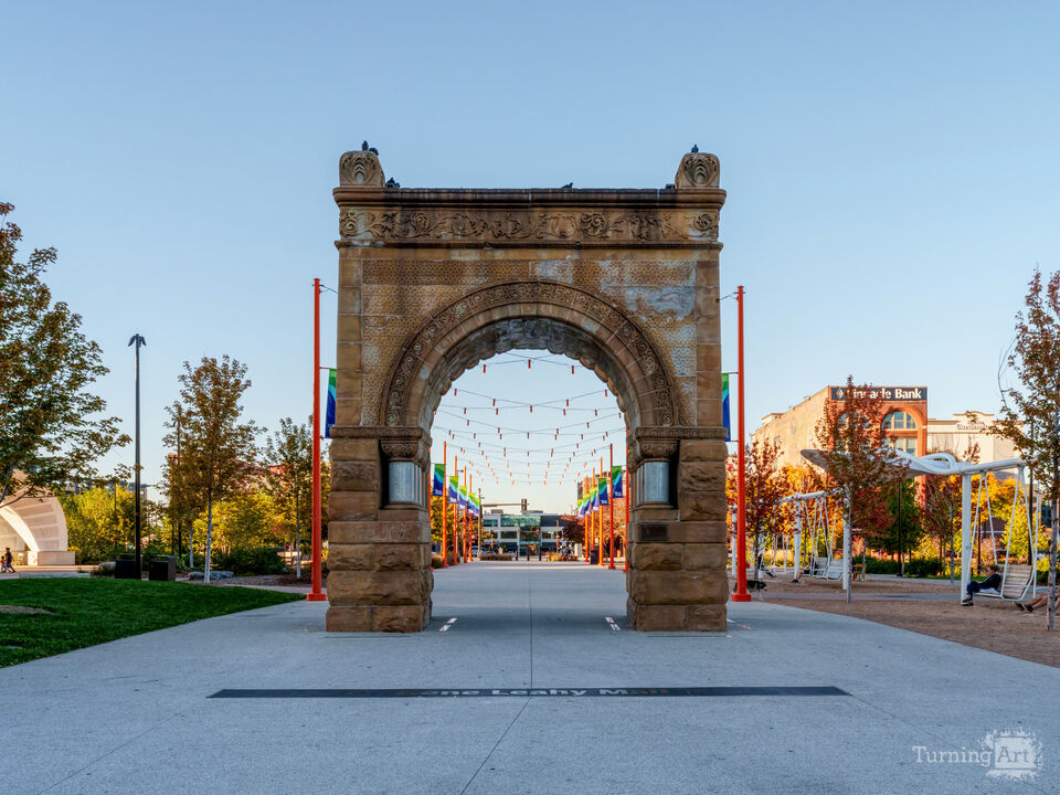 Omaha Old Bank Arch Gene Leahy Mall