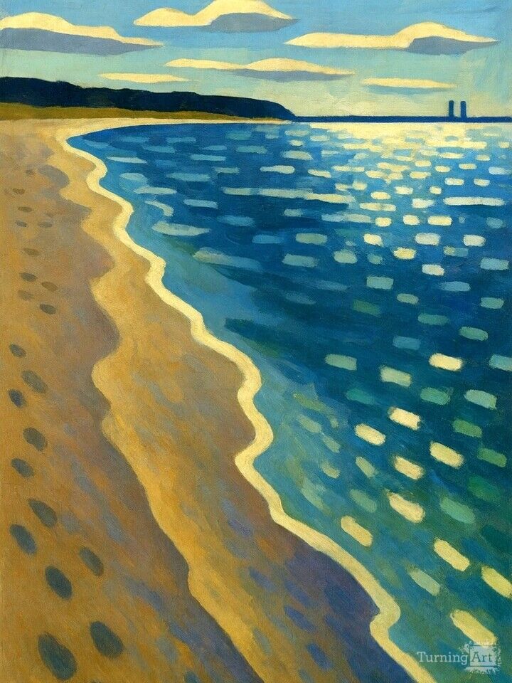 Great Lakes Shoreline in Afternoon Light