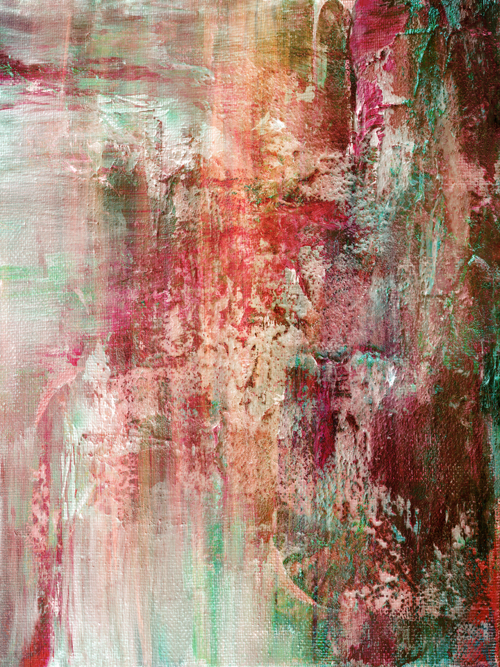 EXHALE 2 VIBRANT - ABSTRACT CONTEMPORARY PAINTING