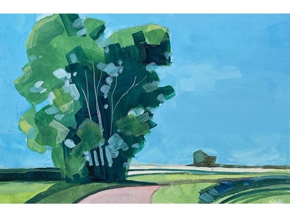 Blue Skies and Green Horizon