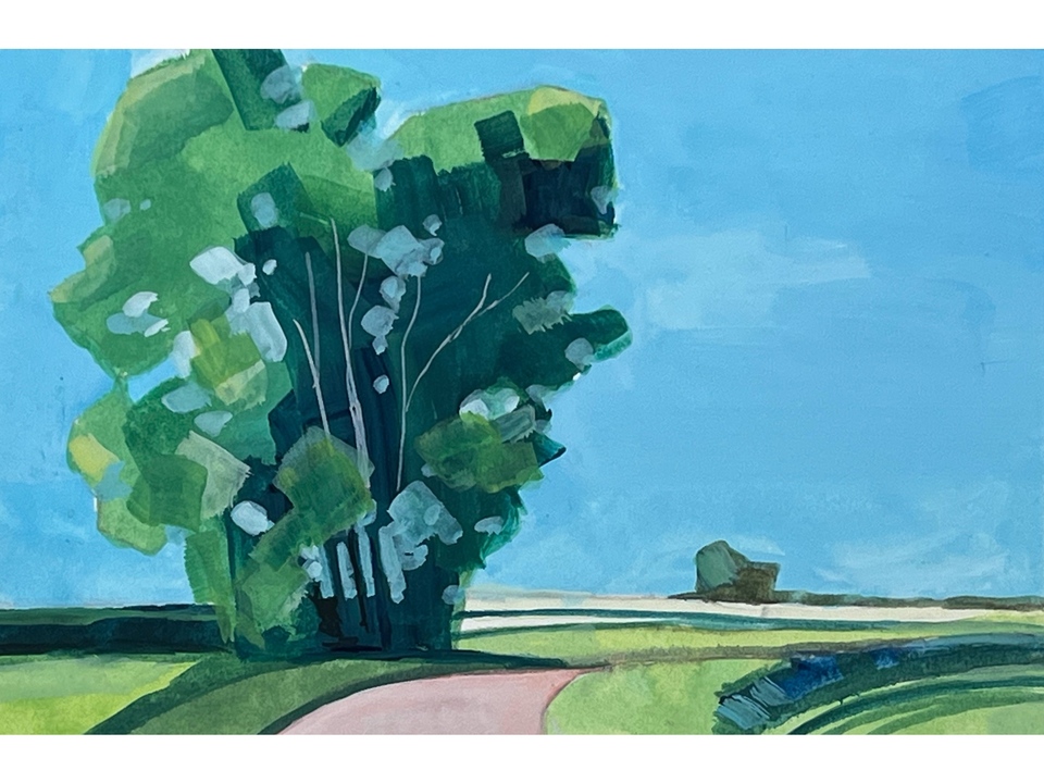 Blue Skies and Green Horizon