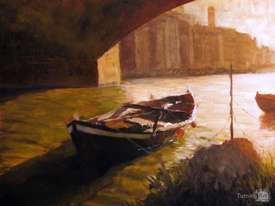 Florence, Italy, Under the Ponte Vecchio