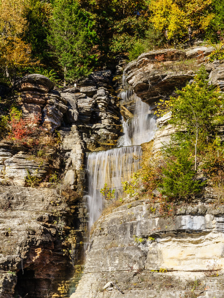 Fall Serenity At Indian Cliff Falls
