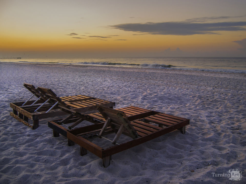 Lounging on Golden Beach