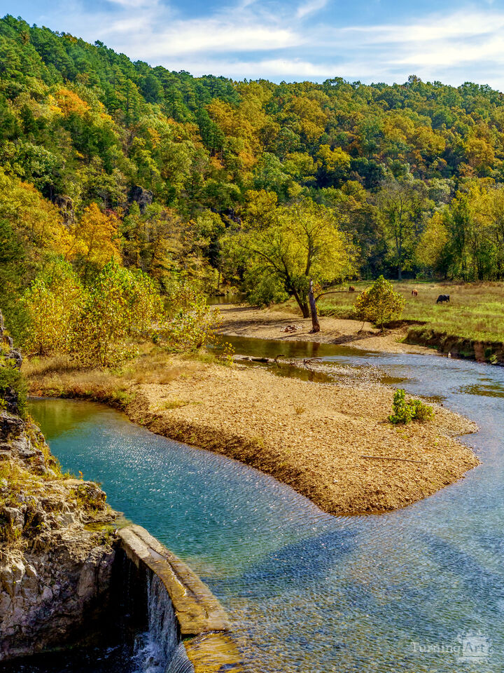 Fall View From Dillard Mill