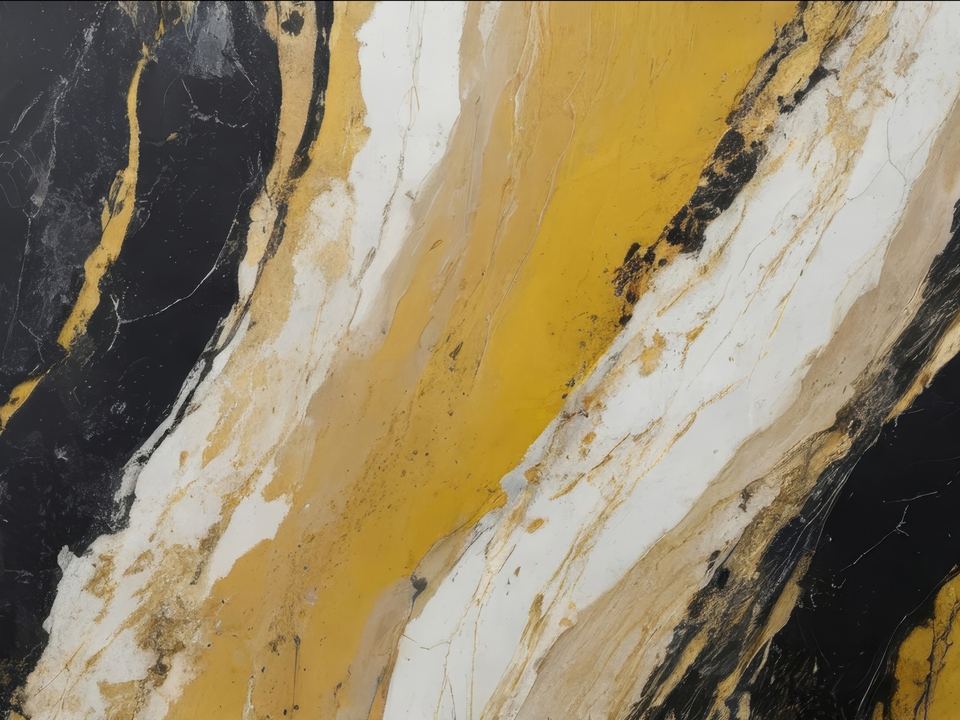 Gold and Black Marble