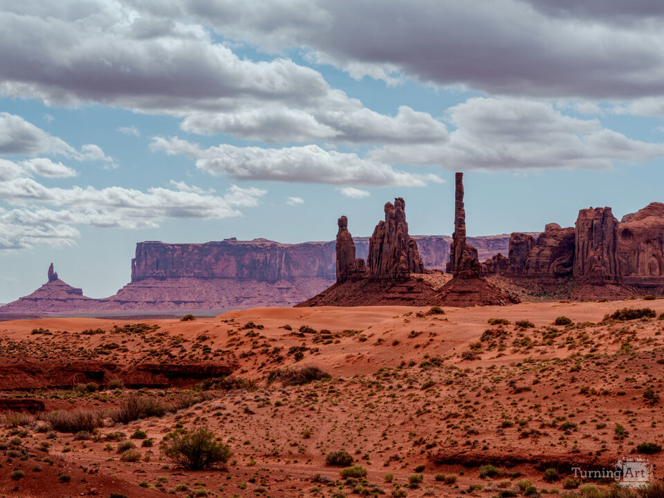 Sentinels Of Monument Valley Desert