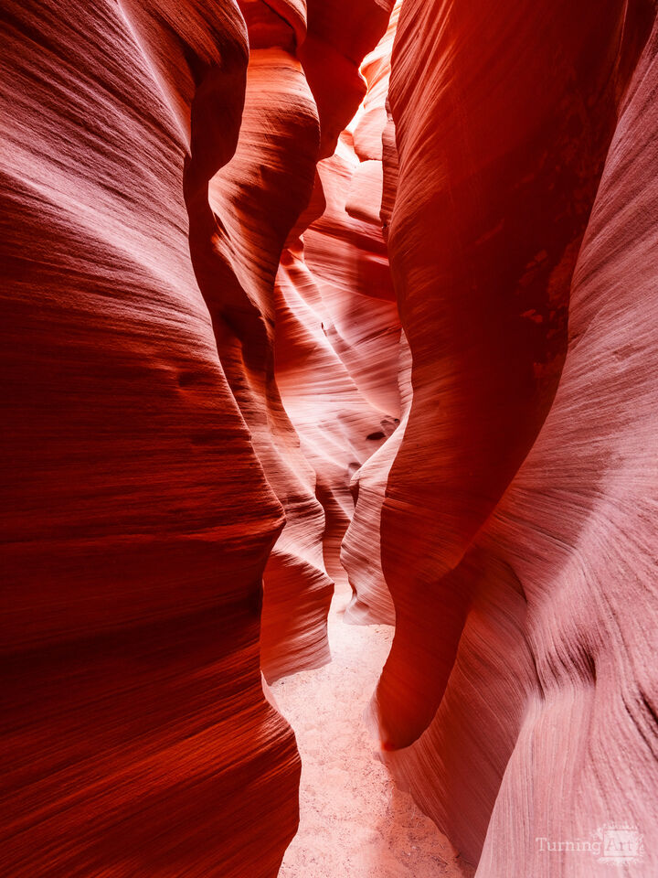 Red Glow Secret Antelope Canyon