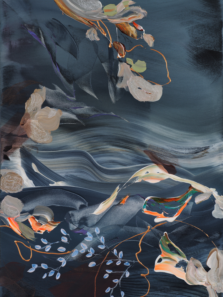 Dreaming In Cerulean Diptych (b)