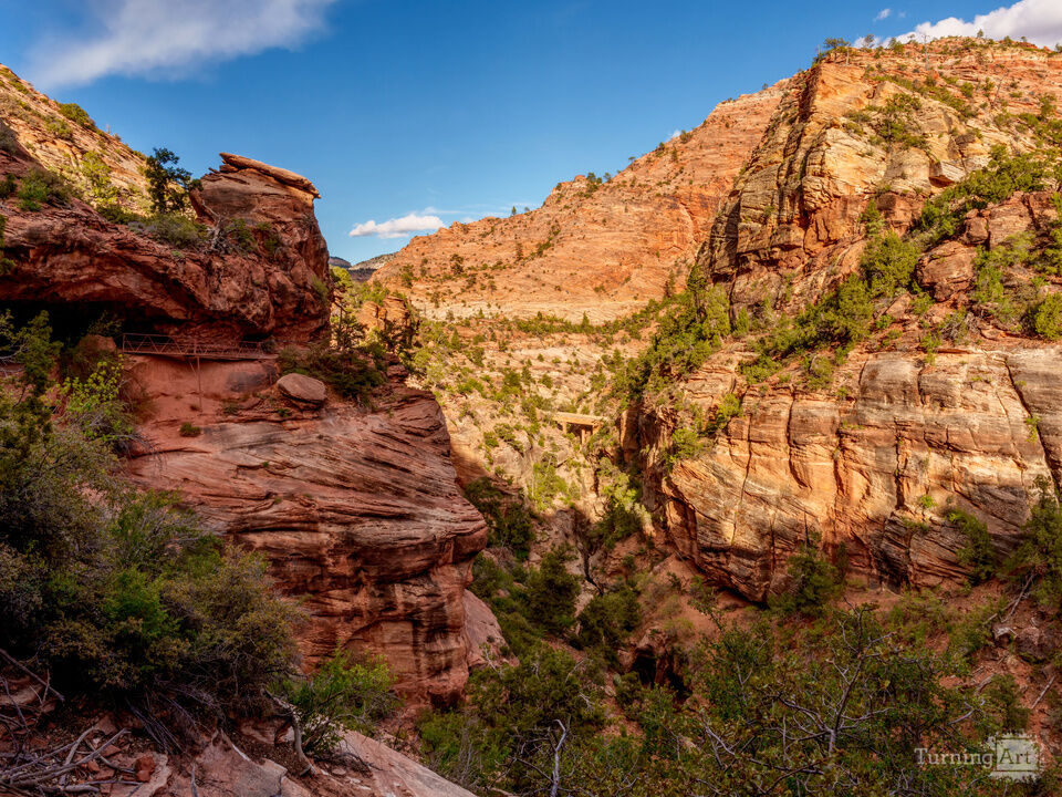Evening Glow Above Pine Creek Canyon
