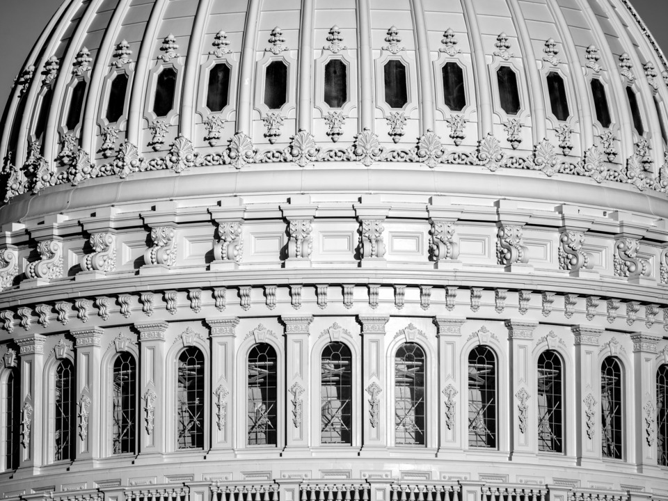 US Capitol Dome Detail, Washington DC