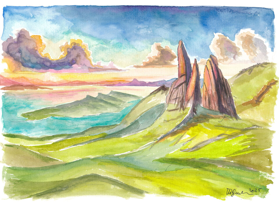 Isle of Skye Serenity with The Old Man of Storr