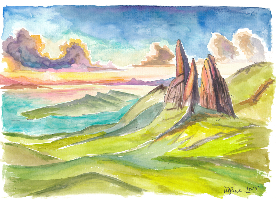 Isle of Skye Serenity with The Old Man of Storr