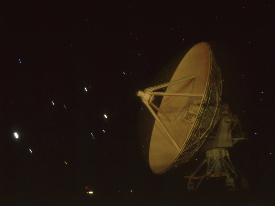 Very Large Array night sky