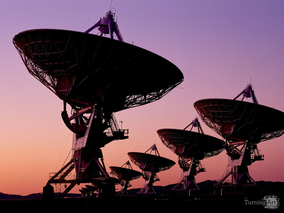Very Large Array sunset 2