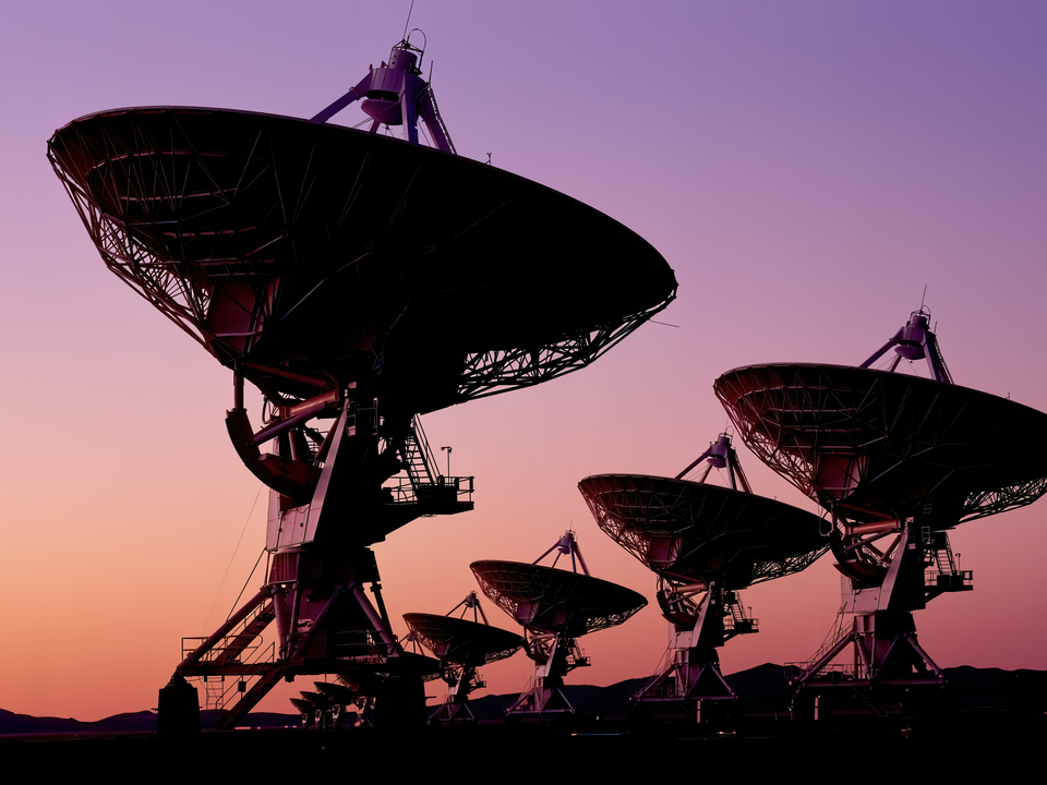 Very Large Array sunset 2