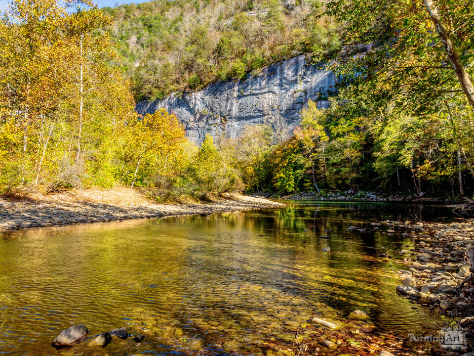 Buffalo River Bluff Autumn Glow
