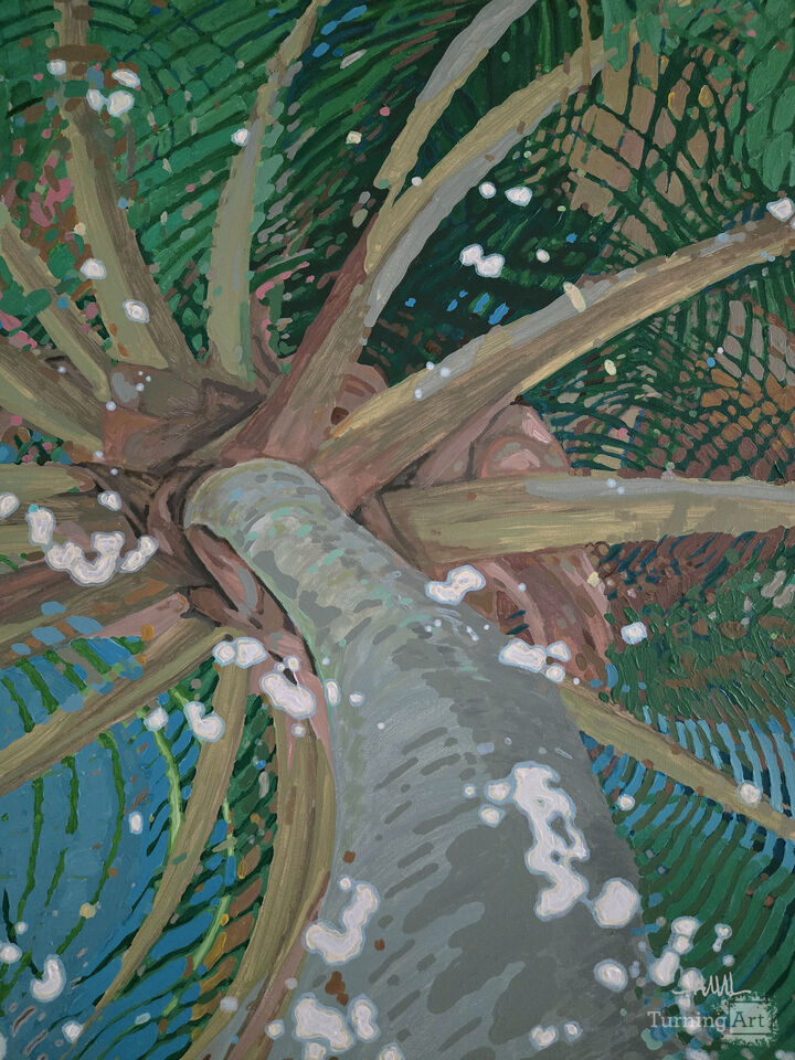 Bending Palm Reflection