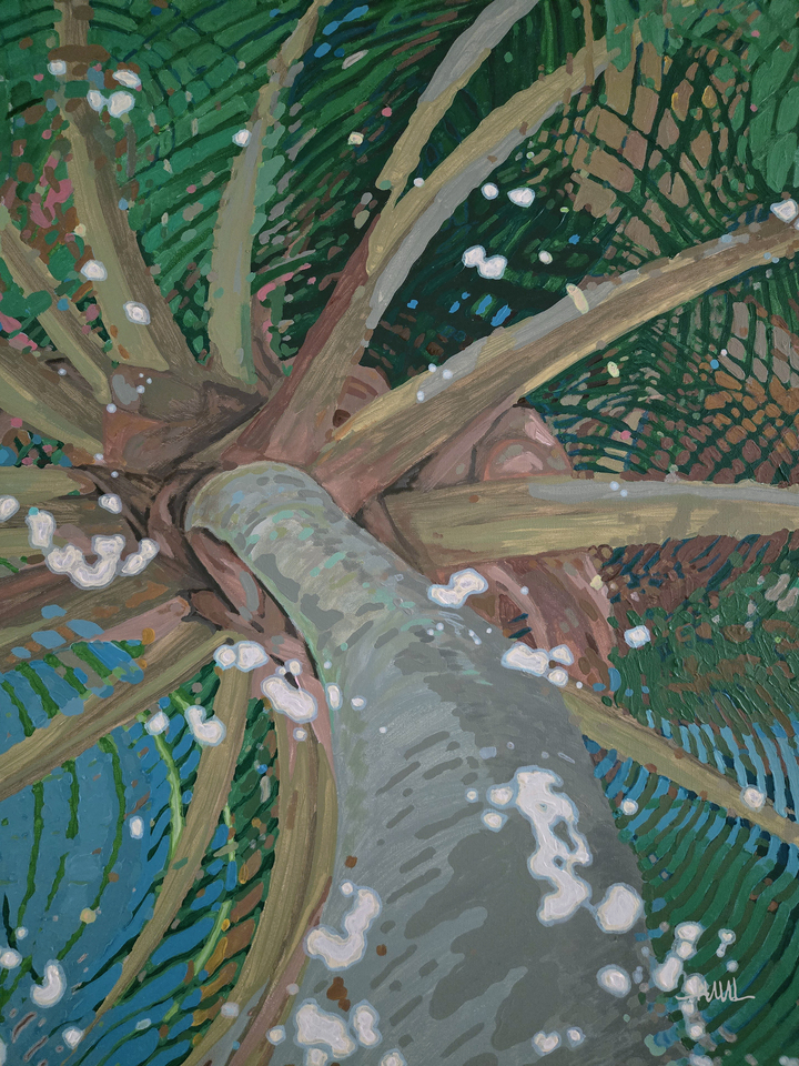 Bending Palm Reflection