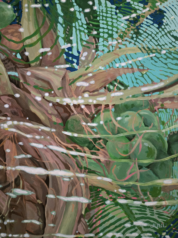 Flowing Tropical Water