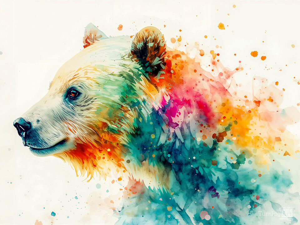 Colorful Bear Profile