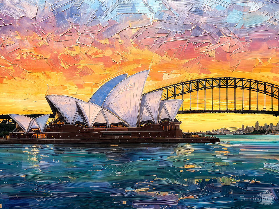 Sydney Opera House at Sunset