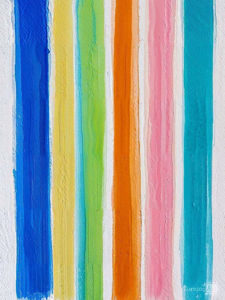 After The Rain Rainbow - Abstract art