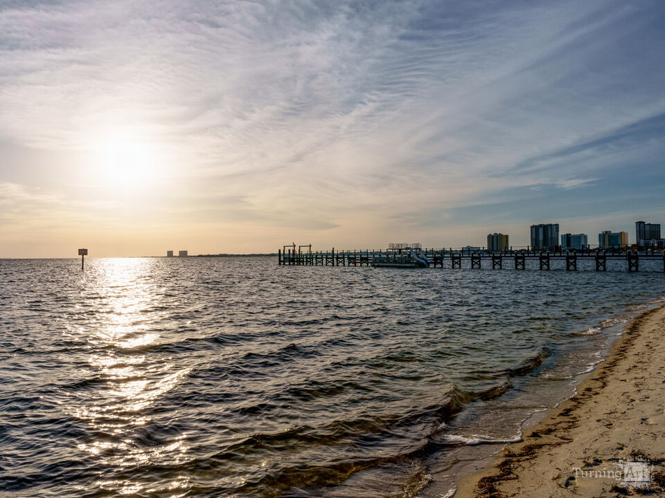 QuietWater Pensacola Beach Morning Glare
