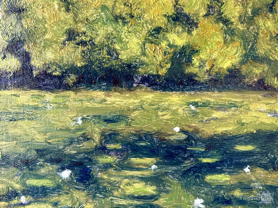 Cosmos Among the Lily Pads