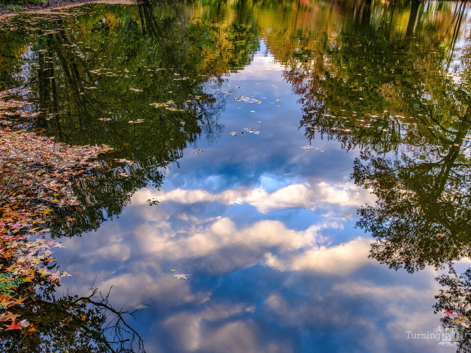 Dusk reflected on Bellevue Lake
