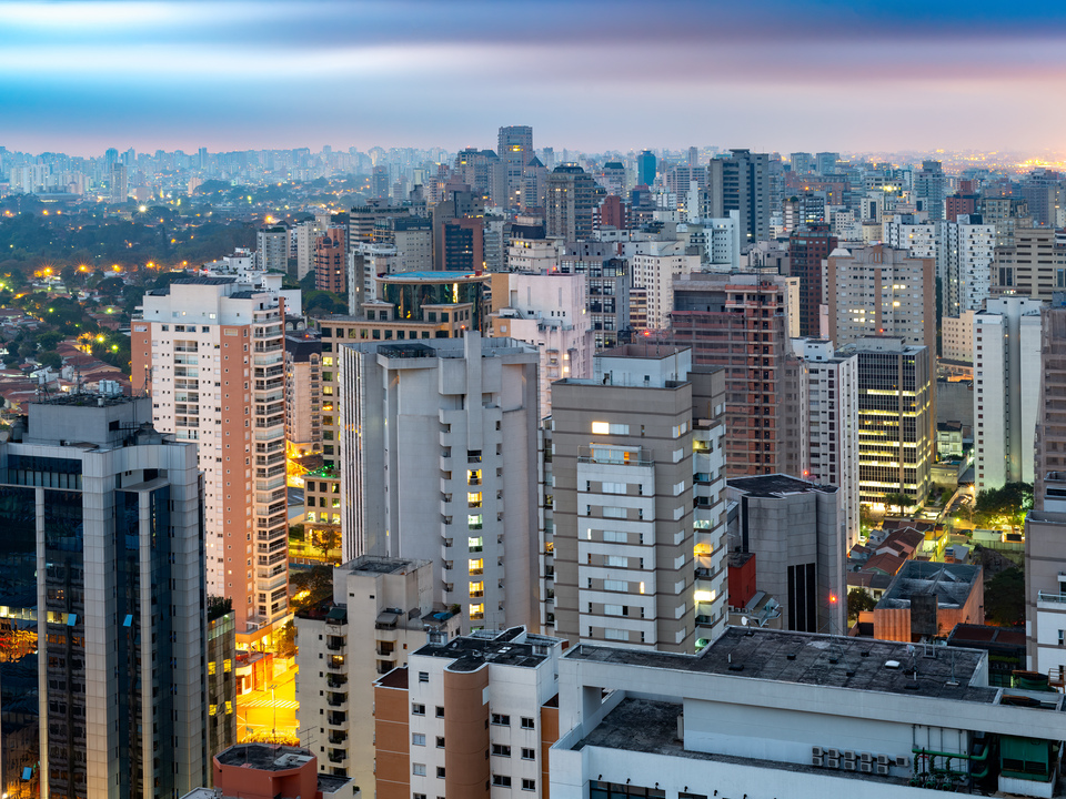 Sao Paulo at dusk
