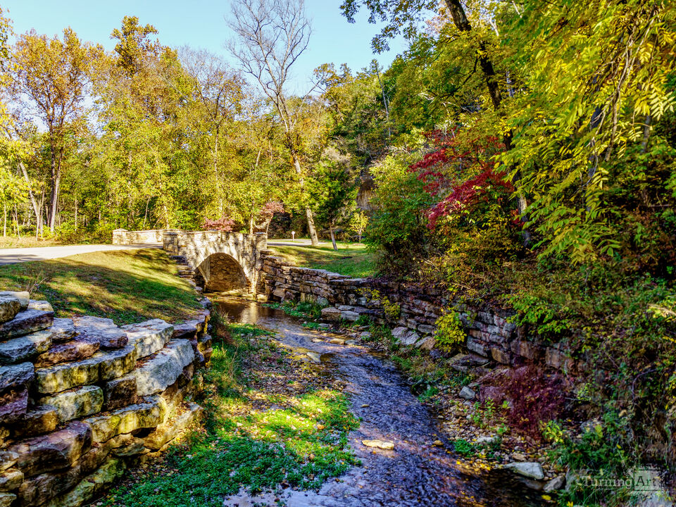 Stone Bridge Crossing Dogwood Creek