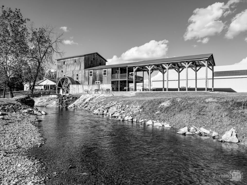 Old Ritchey Mill Grayscale