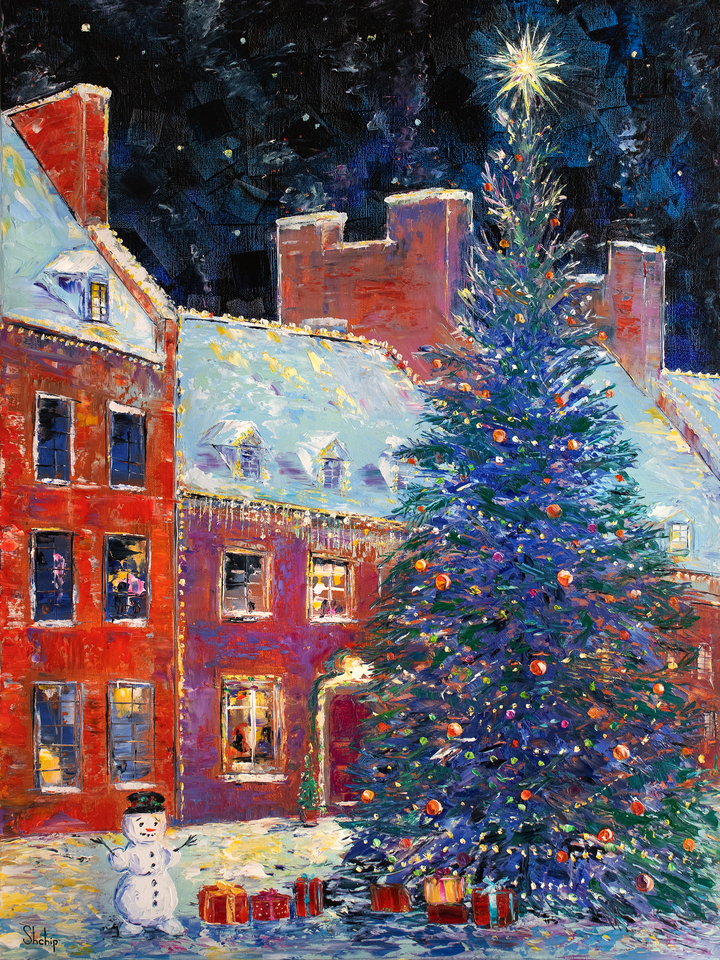 Christmas Night in the Old Town