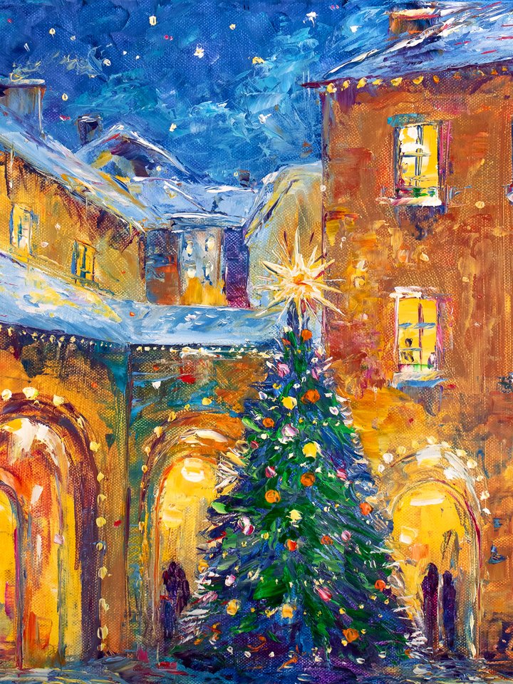 Christmas Lights in Town