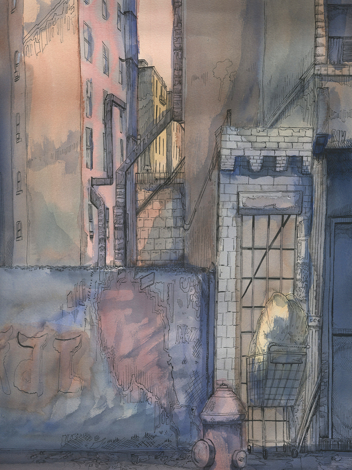 "Shopping Cart, East Village"