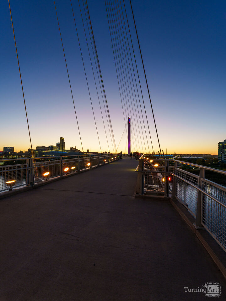 Bob Kerrey Bridge Twilight Walk