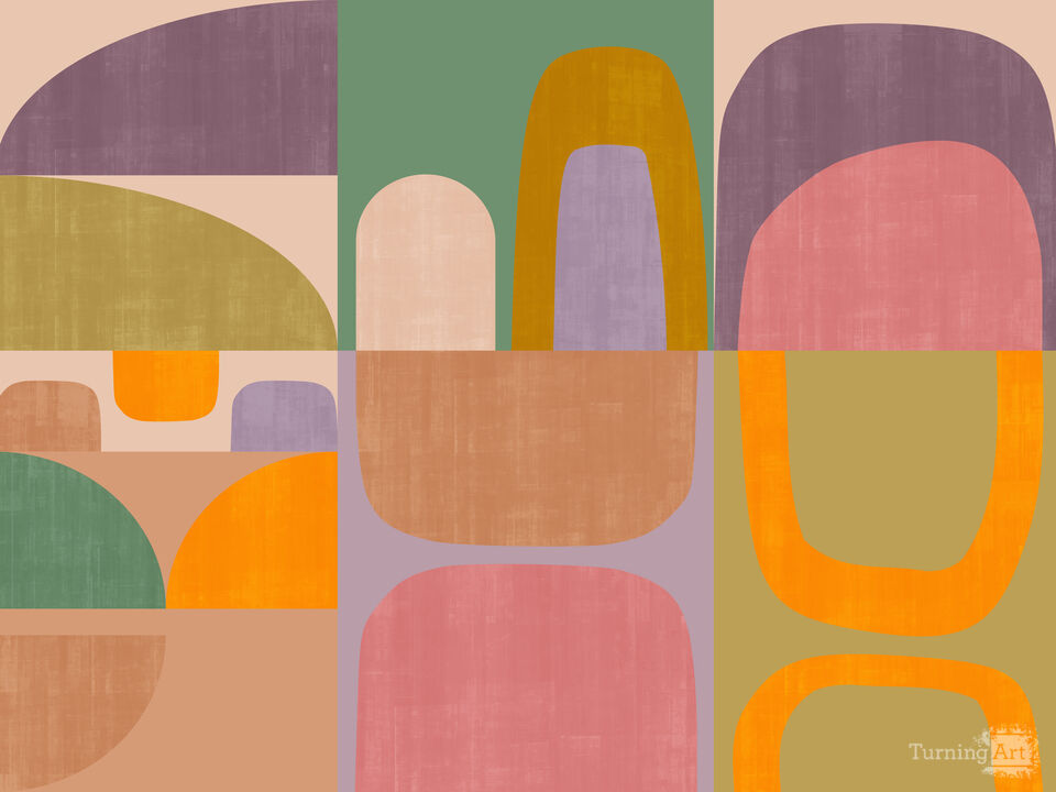 Retro Chic Color Blocks