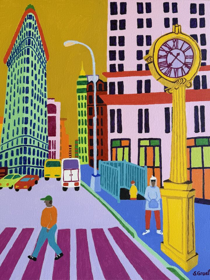 Clock at the Flatiron