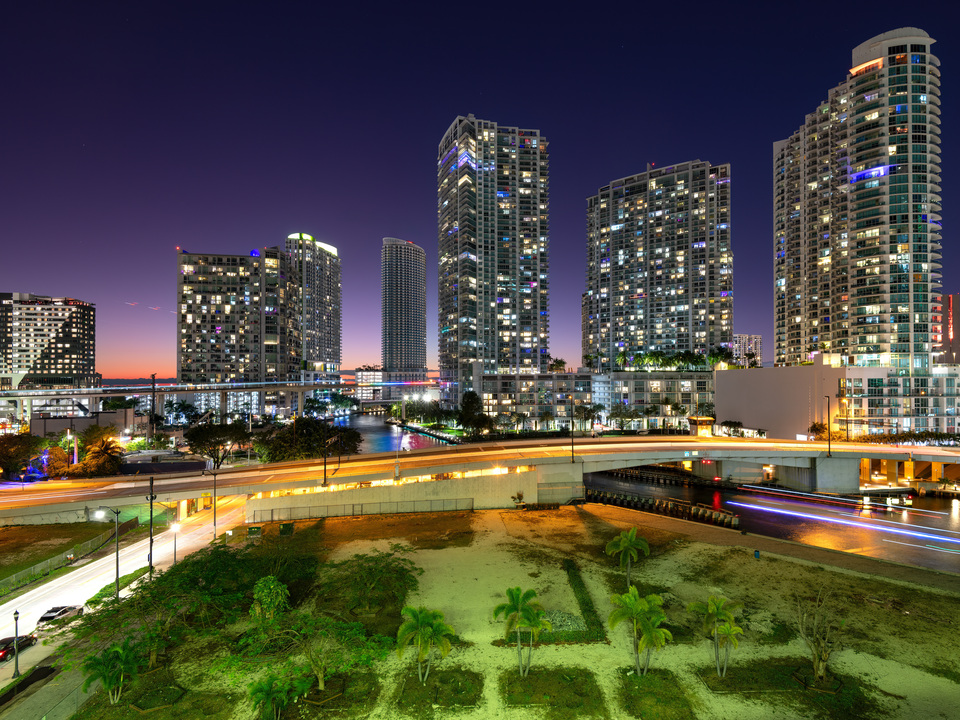 Skyline of downtown Miami