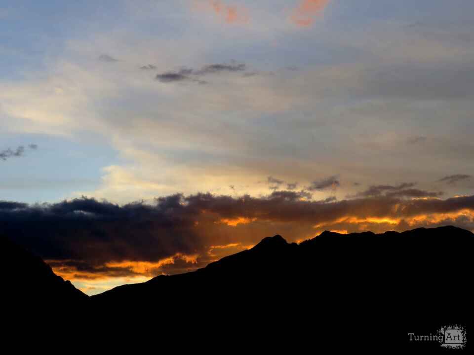 Sunset in Dillon, CO