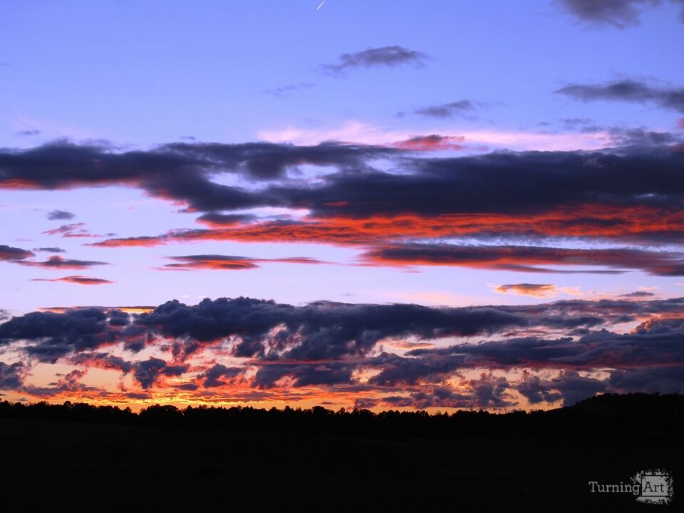Sunset over Gunnison, CO