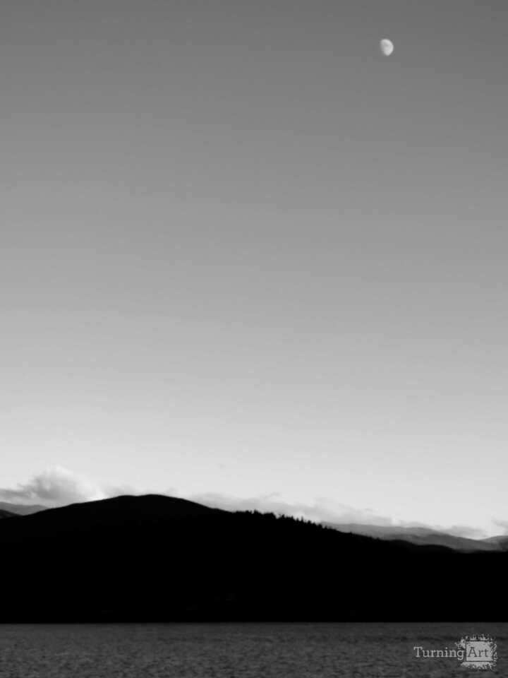 Moonrise Over Dillon, CO
