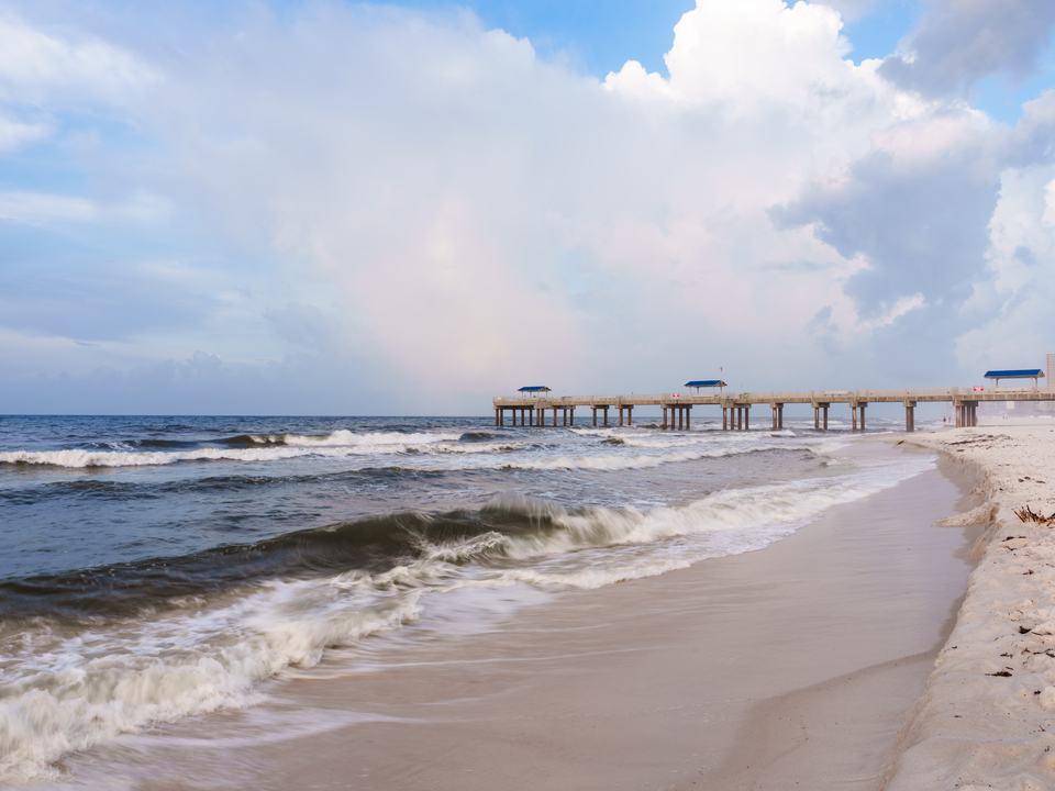 Morning Waves At Orange Beach